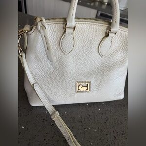 Vintage Dooney & Bourke Dillen Satchel Pebbled Leather Bag